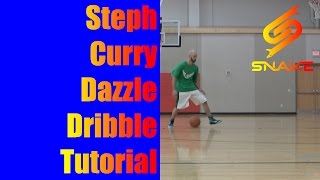 How To Steph Curry Dazzle Dribble Tutorial  1 Hand Between Legs Hesitation  Best Basketball Moves [upl. by Lajet]