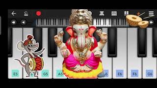 Parvatichya Bala  Ganpati Bappa Song  गणपती भजन  ganpati song piano notes [upl. by Florentia518]