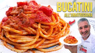 How to Make BUCATINI allAMATRICIANA Like a Roman [upl. by Shaer811]