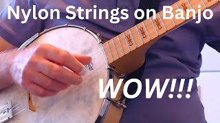 IM BACK ON NYLON STRINGS Nylon String Banjo Full String Information [upl. by Niro]