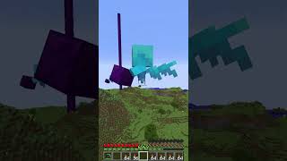 Purple Diamond Luck 6776 Moment meme shorts minecraft [upl. by Hessney]