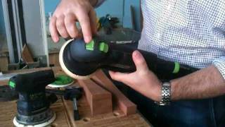 Festool Rotex 125 and ETS 125 sander demo [upl. by Jos388]