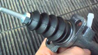 Audi 100 C3 Clutch Master Cylinder Change [upl. by Briney]