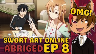 KIRITO CRASHED OUT  SAO ABRIGED EP 8  Wolf Vtuber REACTION [upl. by Baggott]