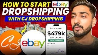 How To Start eBay Dropshipping With CJ Dropshipping  Full Tutorial 2023 [upl. by Aikemat]