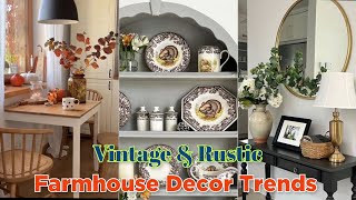 Farmhouse Decor Trends 2024 with VINTAGERUSTIC CHARM farmhouse vintagerustic decor [upl. by Latimore]