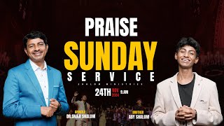 PRAISE SUNDAY SERVICE  LIVE STREAMING 241124  DR SHAJI SHALOM  BR ABY SHALOM SHALOM MINISTRIES [upl. by Krall352]