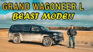 2024 Jeep Grand Wagoneer L is a LUXURY quotBEAST MODEquot SUV [upl. by Knowles855]