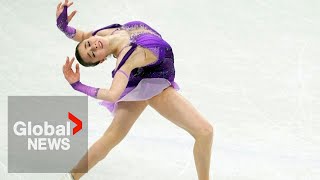 Russian figure skater Kamila Valieva gets 4year ban from sport over doping [upl. by Nnaer]