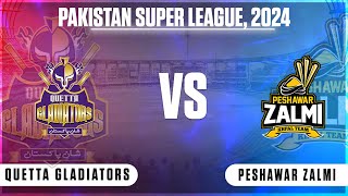 🔴 Live Quetta Gladiators Vs Peshawar Zalmi – Match 2  QUE vs PES Live  Pakistan Super League [upl. by Dash]