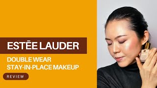 Review Estee Lauder Double Wear StayInPlace Makeup Foundation [upl. by Asirac]