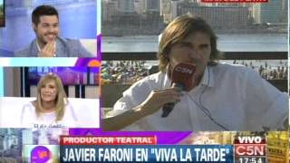 C5N  VIVA LA TARDE ENTREVISTA A JAVIER FARONI EN MAR DEL PLATA [upl. by Mccahill]