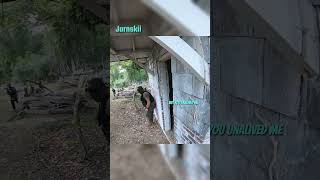 Grenade Blows Up In Front of Him airsoft milsim speedsoft [upl. by Budding]