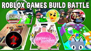 MEGA Roblox Game BuildOff CHALLENGE [upl. by Enaamuj]