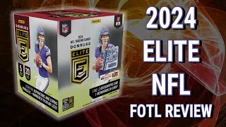 HOW MANY AUTOS  2024 Panini Elite NFL FOTL Box Review [upl. by Jehoash]