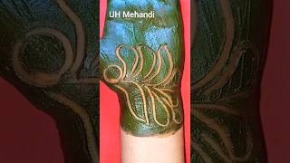 Easiest simple mehandi designs  karwa chauth special mehndi design mehandishorts youtubeshorts [upl. by Alaunnoif183]