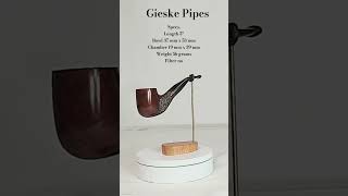 Freehand Rusticated Briarwood Pipe by Gieske Pipes tobaccopipes pipesmokingcommunity gieskepipes [upl. by Matias]