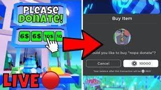 PLS DONATE LIVE 🔴  Donating to EVERY SUBSCRIBER  GIANT ROBUX GIVEAWAY [upl. by Ymmac]