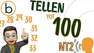 Learning Flemish Dutch counting up to 100  Vlaams leren tellen tot 100  Begrepenbe  NT2 [upl. by Adneram]