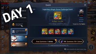 Day 1 Event ng Magic Stone May Legendary bang makuha [upl. by Santos]