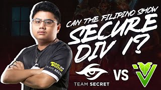 Must Win MATCH to return to DIV 1  Team Secret vs IVY [upl. by Auot937]