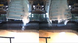 SLS RS25 Engine Test 26 April 2023 720 seconds gimbal test [upl. by Riedel577]