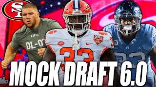 49ers Mock Draft 60  Trade BACK For More Picks [upl. by Lan]