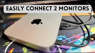 How to connect two monitors to a Mac Mini [upl. by Hughie635]