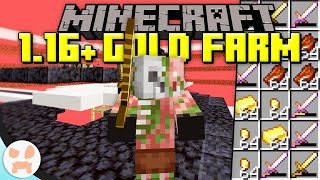 Zombified Piglin GOLD FARM TUTORIAL  Efficient Semi Auto Minecraft 116 [upl. by Micah]