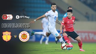 HIGHLIGHTS THÉP XANH NAM ĐỊNH  CÔNG AN HÀ NỘI  NGHẸT THỞ VỚI VAR SIÊU HẤP DẪN Ở THIÊN TRƯỜNG [upl. by Namurt]