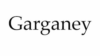 How to Pronounce Garganey [upl. by Romanas]