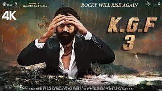 KGF Chapter 3 Full Movie In Hindi  Yash  Raveena Srinidhi  Prashanth Neel  Reviews amp details [upl. by Anaiq176]