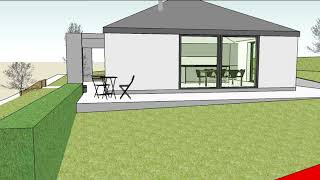 Ugborough bungalow extension  hipped roof version [upl. by Rutledge413]