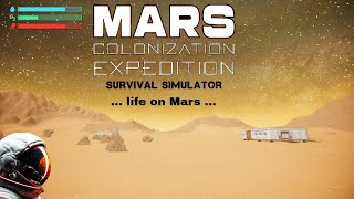 Mars Colonization Expedition Survival Simulator  life on Mars [upl. by Novaelc]