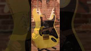 Charvel Custom Shop San Dimas Graffiti Yellow Tour Relic Demo [upl. by Annodahs]