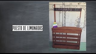 StandPuesto de Limonadas con Pallet DIY [upl. by Berardo399]