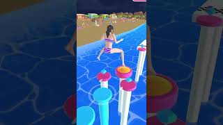 Hopscotch Run Level 01 gaming games 3dgames ytshorts [upl. by Atirehc]