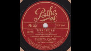 Lucienne Dugard quot Berceuse quot 1943 [upl. by Evie]