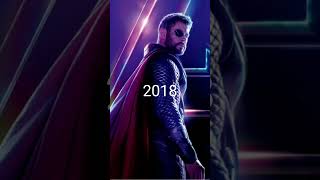 Thor evolution 1978 to 2022 thor edit avengers marvel editing viral [upl. by Asirralc]