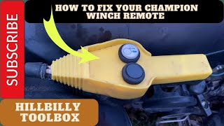 How to fix your corroded internal contacts  Champion ATV winch remote [upl. by Rriocard]