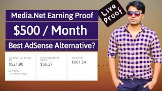 My Medianet Earning Proof amp Review  Best AdSense Alternative  Medianet Approval [upl. by Lieno229]