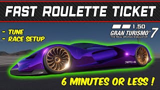 GT7  Fast Roulette Ticket  Gran Turismo 7 [upl. by Notslar108]