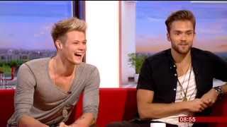 Lawson Brokenhearted Interview BBC Breakfast 2013 [upl. by Haughay]