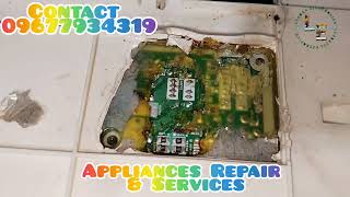 H52 Error Panasonic Washing machine Inverter Repair Board [upl. by Garda988]