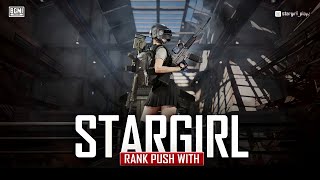 🔴 ROAD TO CONQUEROR WITH STARGIRL GAMING 😍 BGMI [upl. by Narak]