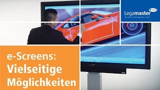 Legamaster eScreens Vielseitige Möglichkeiten [upl. by Pyne]