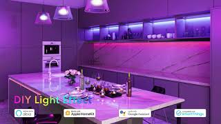 Meross Smart LED Strip Light 328ft WiFi RGB Colors Changing for Home Bedroom Kitchen TV Party [upl. by Niawat]