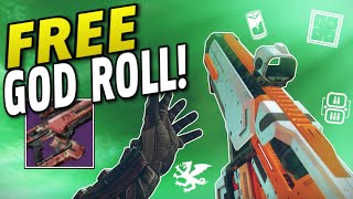 GET THIS 55 GOD ROLL FUSION RIFLE FREE Before Its Gone INSANE Cartesian Coordinate  Destiny 2 [upl. by Neerod]