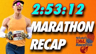 253 Marathon Race Recap [upl. by Uolyram]