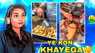 Most HYGIENIC STREET FOOD in INDIA 😅 Ye KON KHAYEGA [upl. by Brade991]